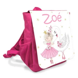 Sac à dos personnalisé enfant modèle danseuse et cygne Tendance Cadeau - 1