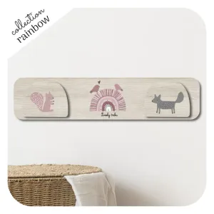 Patère longue RAINBOW rose Tendance Cadeau - 1