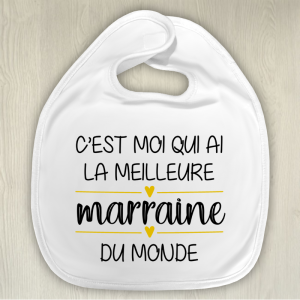 Bavoir bébé personnalisable c'est moi qui ai Tendance Cadeau - 1