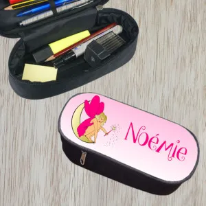 Trousse à crayons personnalisable modèle fée Tendance Cadeau - 1