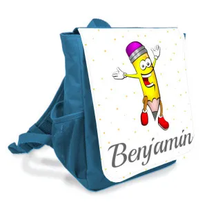 Sac à dos personnalisé enfant modèle crayon Tendance Cadeau - 1