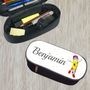 Trousse à crayons personnalisable modèle crayon Tendance Cadeau - 1