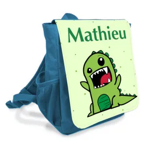 Sac à dos personnalisé enfant modèle dinosaure Tendance Cadeau - 1