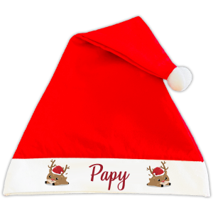 Bonnet de Noël personnalisable renne Tendance Cadeau - 1