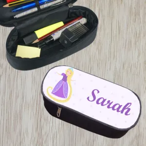 Trousse à crayons personnalisable modèle Raiponce Tendance Cadeau - 1