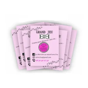 Lot de 50 cartes à gratter personnalisables – À l’image de votre entreprise Tendance Cadeau - 1