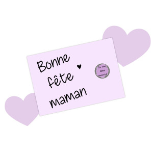 Carte à gratter fête des mères personnalisable Tendance Cadeau - 1
