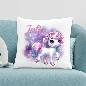 Coussin enfant personnalisé licorne Tendance Cadeau - 1
