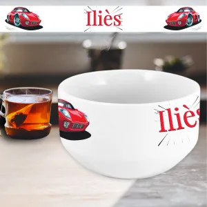 Bol personnalisable avec un prénom modèle voiture Tendance Cadeau - 1