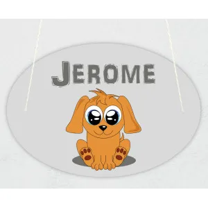 Plaque de porte personnalisable modèle chien Tendance Cadeau - 1