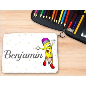 Trousse personnalisable remplie de crayons modèle crayon Tendance Cadeau - 1