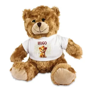 Ourson en peluche personnalisé - Lion & Prénom Tendance Cadeau - 1