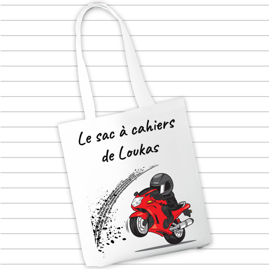 Sac à Cahiers Personnalisé Avec Prénom - Pour école, Bibliothèque, Maternelle - Motif Au Choix (Raiponce)