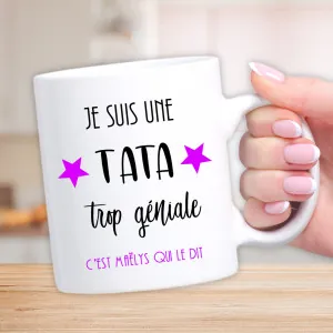Mug tata personnalisable avec prénom(s) Tendance Cadeau - 1