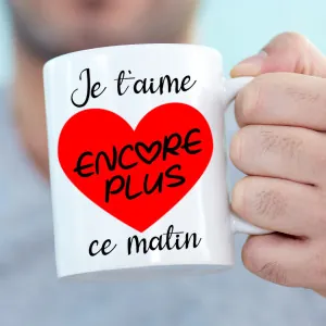 Mug personnalisé pour une déclaration d'amour originale Tendance Cadeau - 1
