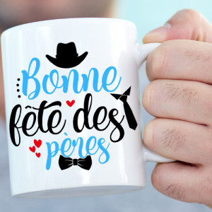 Mug personnalisé bonne fête des pères Tendance Cadeau - 1