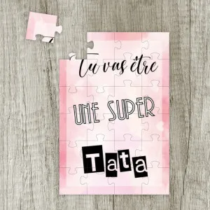 Puzzle annonce grossesse - Tu vas être tata Tendance Cadeau - 1