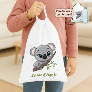 Sac à doudou ou sac de gym personnalisé modèle koala Tendance Cadeau - 1