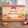 Boîte à biscuits personnalisée en métal – Modèle cookies Tendance Cadeau - 1