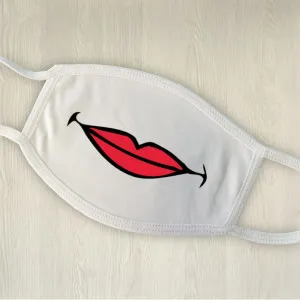 Masque de protection personnalisé sourire femme Tendance Cadeau - 1