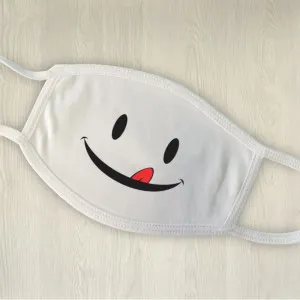 Masque de protection personnalisé sourire Tendance Cadeau - 1