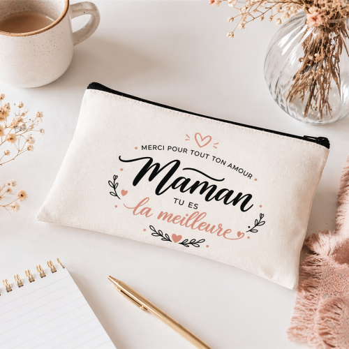 Trousse personnalisée pour maman – Cadeau fête des mères  - 1