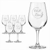 Lot de 6 verres à vin personnalisables 315 ml – Gravure laser – Motifs au choix Tendance Cadeau - 5