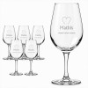 Lot de 6 verres à vin personnalisables 315 ml – Gravure laser – Motifs au choix Tendance Cadeau - 7