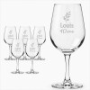 Lot de 6 verres à vin personnalisables 315 ml – Gravure laser – Motifs au choix Tendance Cadeau - 8