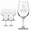 Lot de 6 verres à vin personnalisables 315 ml – Gravure laser – Motifs au choix Tendance Cadeau - 10