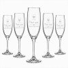 Lot de 6 flûtes à champagne personnalisables 190 ml – Gravure laser – Motifs au choix Tendance Cadeau - 2