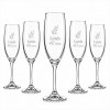 Lot de 6 flûtes à champagne personnalisables 190 ml – Gravure laser – Motifs au choix Tendance Cadeau - 4