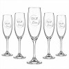 Lot de 6 flûtes à champagne personnalisables 190 ml – Gravure laser – Motifs au choix Tendance Cadeau - 6