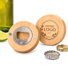 Décapsuleur magnétique en bois personnalisé avec logo ou message Tendance Cadeau - 1