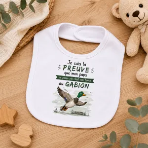 Bavoir bébé personnalisable gabion Tendance Cadeau - 1