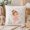 Coussin personnalisé enfant Fée avec prénom – 40 x 40 cm Tendance Cadeau - 1