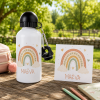 Gourde personnalisée Arc-en-ciel avec prénom Tendance Cadeau - 1
