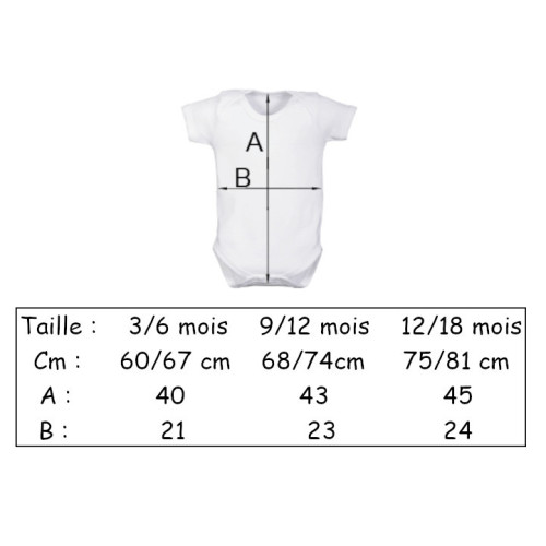 Body bébé Halloween personnalisé « Boo ! » avec prénom Tendance Cadeau - 4