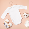 Body bébé Halloween personnalisé « Boo ! » avec prénom Tendance Cadeau - 2
