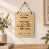 Affiche en bois Papy « Tu es le meilleur » – Cadeau Fête des Grands-Pères Tendance Cadeau - 1