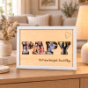 Cadre Papy personnalisé avec photos et texte – Affiche en bois A4 Tendance Cadeau - 3