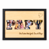 Cadre Papy personnalisé avec photos et texte – Affiche en bois A4 Tendance Cadeau - 4