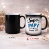 Mug Super Papy personnalisé avec année – Depuis [année] – 325 ml Tendance Cadeau - 2
