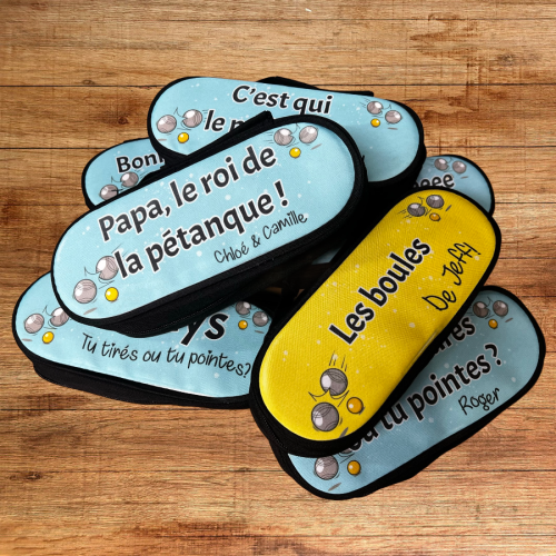 Sacoche de pétanque Retraite « Enfin libre ! » – Cadeau départ en retraite Tendance Cadeau - 3