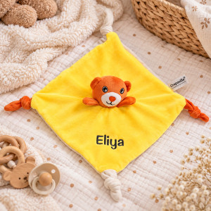 Doudou brodé avec prénom ours Tendance Cadeau - 1