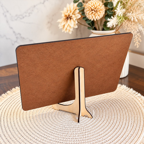 Cadre photo personnalisé à poser sur support en bois Tendance Cadeau - 2