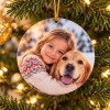 Boule de Noël personnalisée avec photo – Modèle rond Tendance Cadeau - 1
