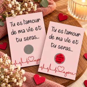 Carte à gratter personnalisée – "Tu vas être papa" pour une annonce de grossesse originale Tendance Cadeau - 1