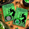 Carte à gratter sorcière personnalisable Halloween Tendance Cadeau - 1