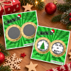 Carte à gratter personnalisée verte Noël – Annonce ou cadeau original Tendance Cadeau - 1